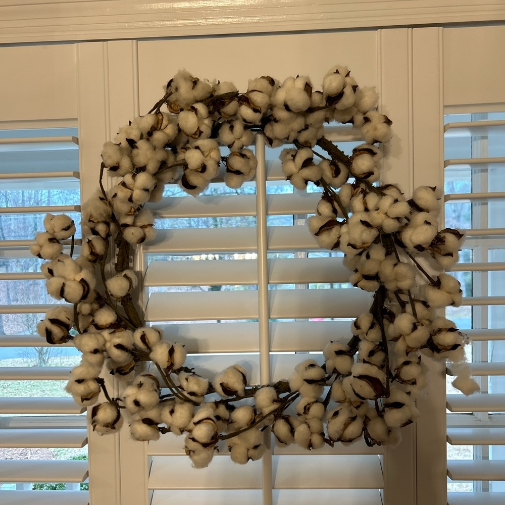 Cotton Wreath